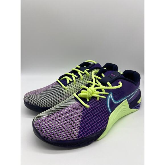 Nike Metcon 8 AMP Deep Purple Volt DV1206-500 Men's Shoes Size 15 - Picture 9 of 12